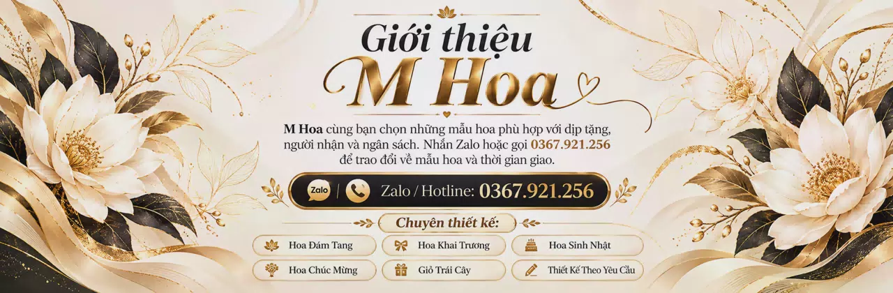 Ảnh bìa Shop hoa tươi Quảng Ngãi - Thêm sắc hoa cho ngày vui